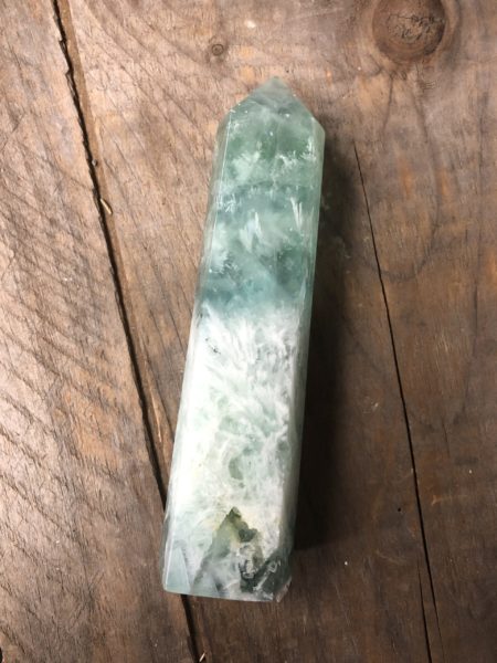 Snowflake Fluorite  Tower